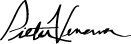 Pieter Venema's signature