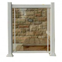 Aluminum Pailing With Glass Insert | Product Code: PMR-AluminumRailingWithGlassInserts