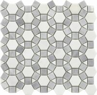 FLOWER PATTERN STONE SERIES 11.75X11.3 | PRODUCT CODE: PMR-MIKWGMMFL002 | BD 67-4 (RED)