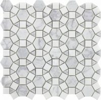 FLOWER PATTERN STONE SERIES 11.75X11.3 | PRODUCT CODE: PMR-MIKWGMMFL006 | BD 67-4 (RED)