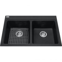 Top-mount Double Bowl Granite Sink - Onyx | Product Code: PMR-KGDL2031-8ON