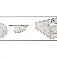 Coni Marble Small Recessed Shell | Product Code: PMR-smallrecessedshell