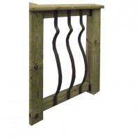 Pressure Treated With Baroque Baluster | Product Code:  PMR-PTRailingC/WBaroqueBaluster