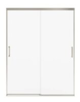 Incognito Glass Door in Brushed Nickel - Product Code: PMR-PRM IncognitoBrushedNickel