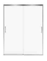 Incognito Glass Door in Chrome - Product Code: PMR-STD IncognitoChrome