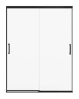 Incognito Glass Door in Matte Black - Product Code: PMR-PRM IncognitoMatteBlack