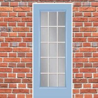 Single Garden Door with Mullions | Product Code: