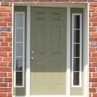 Standard Exterior Door with Sidelites | Product Code: