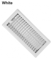 Floor Heat Register White